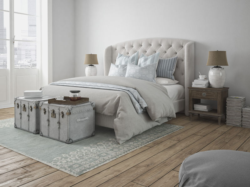 44667433 - 3d rendering. a luxury modern style bedroom.